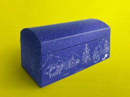 Custom-made printed box-chest